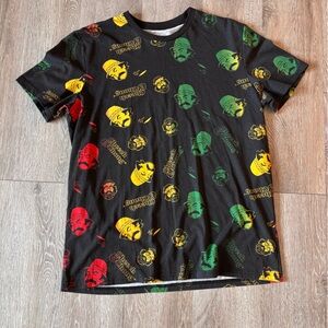 Graphic Print Black T-Shirt